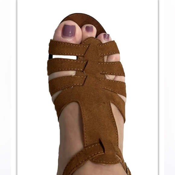 Qupid chunky heel platform sandal - Picture 4 of 7